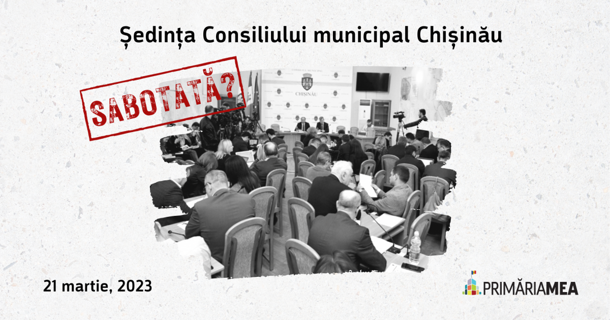 Haos la ședința Consiliului Municipal Chișinău Image